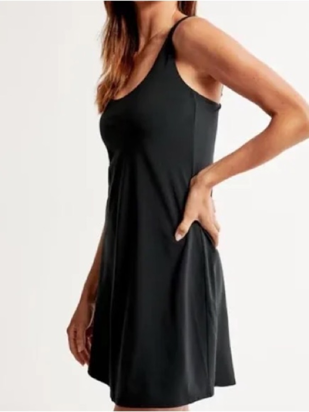 Abercrombie & Fitch Black Mini Tank Dress $69 Retail Black